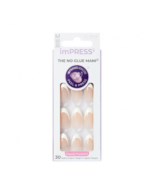 imPress Faux Ongles Press On Nails Everlasting Classic French Nails