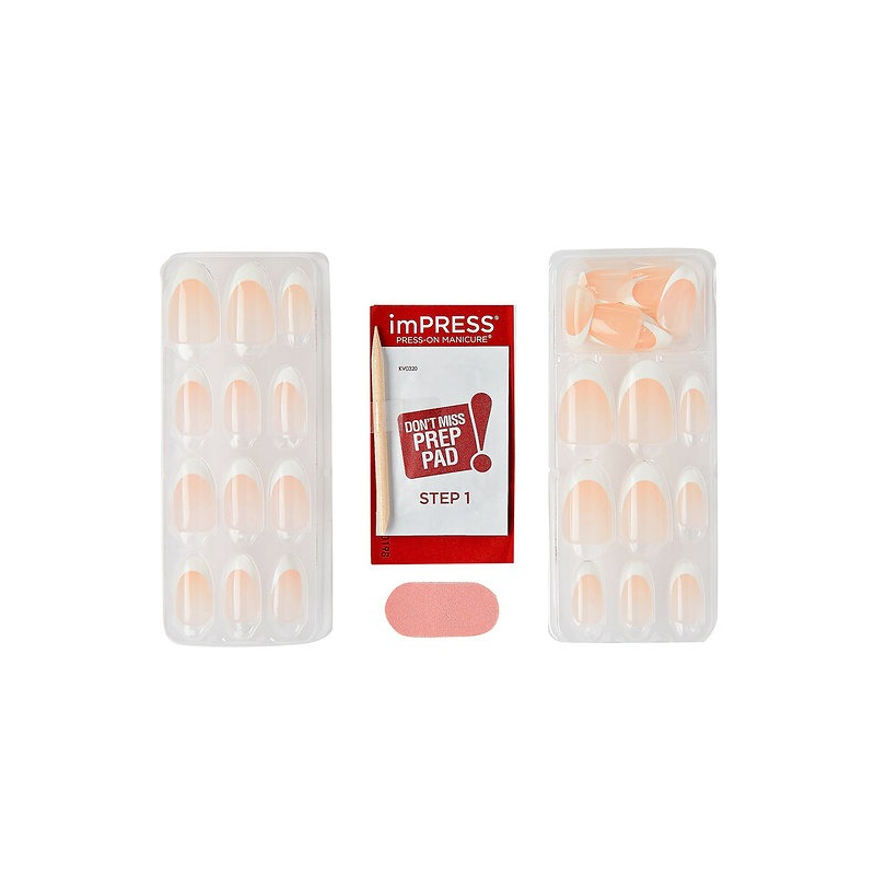 imPress Faux Ongles Press On Nails Everlasting Classic French Nails