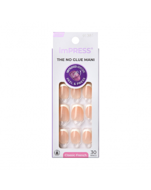 imPress Faux Ongles Press On Nails Model Classic French Nails