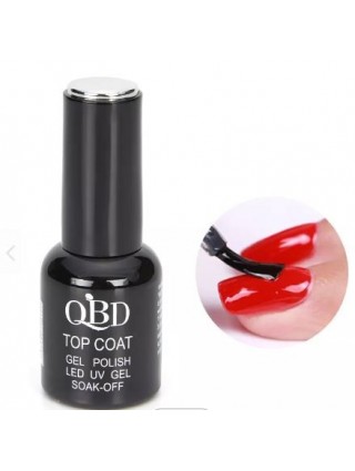 QBD Top Coat Brillant UV LED Nail Art Soins Faux Ongles Gel Manucure