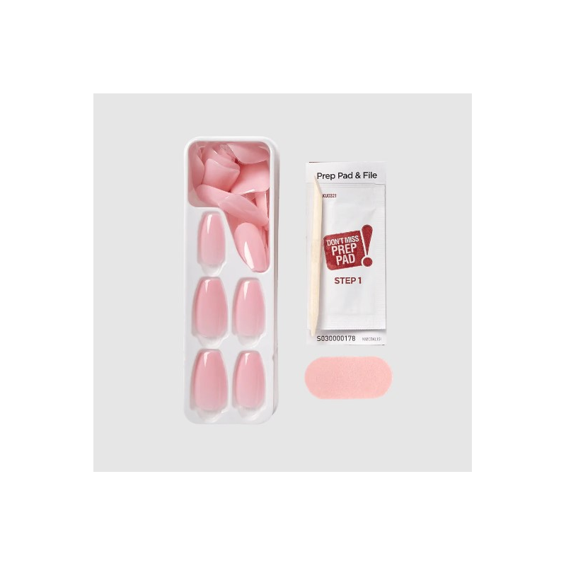 imPress Faux Ongles Press On Nails Pink Dream Forme Ovale Coffin