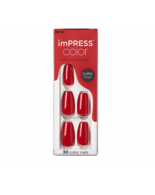 imPress Faux Ongles Press On Nails Ready or Not Forme Ovale Coffin