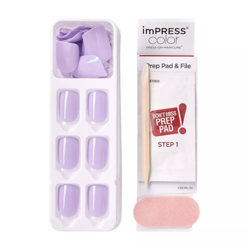 imPress Faux Ongles Press On Nails Colors Picture Purplect