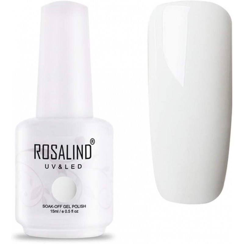 Rosalind Vernis Permanent Blanc UV LED pour Soins Ongles Gel Nail Art