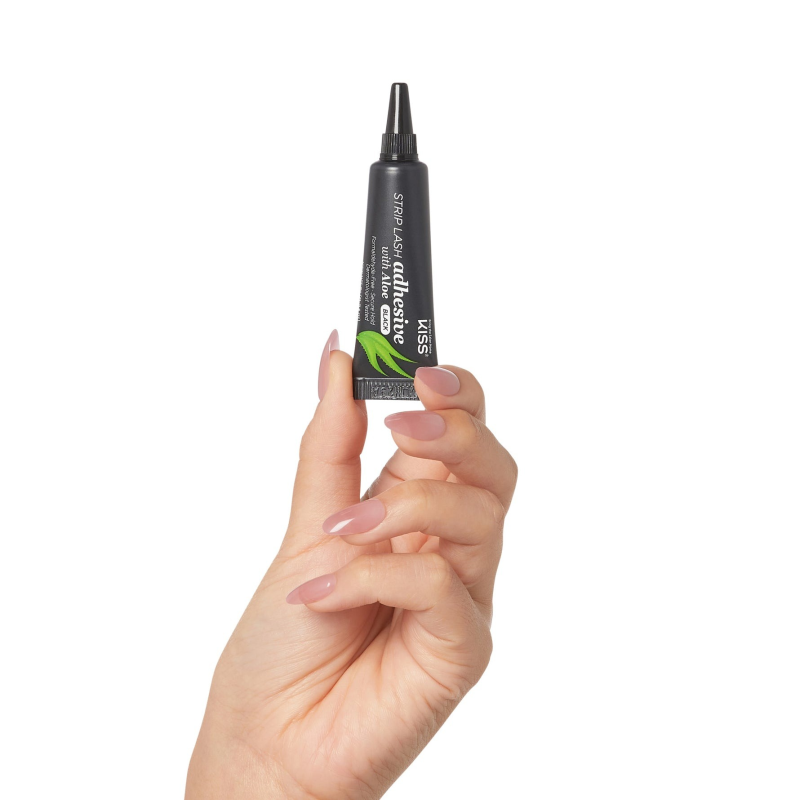imPress Colle à Cils Noir avec Aleo Vera Adhésif pour Cils en Bande