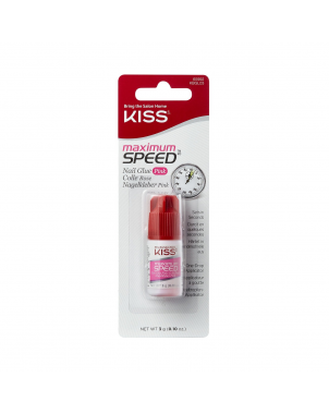 Kiss Colle à Ongles Maximum Speed Nail Glue Colle Séchage Rapide