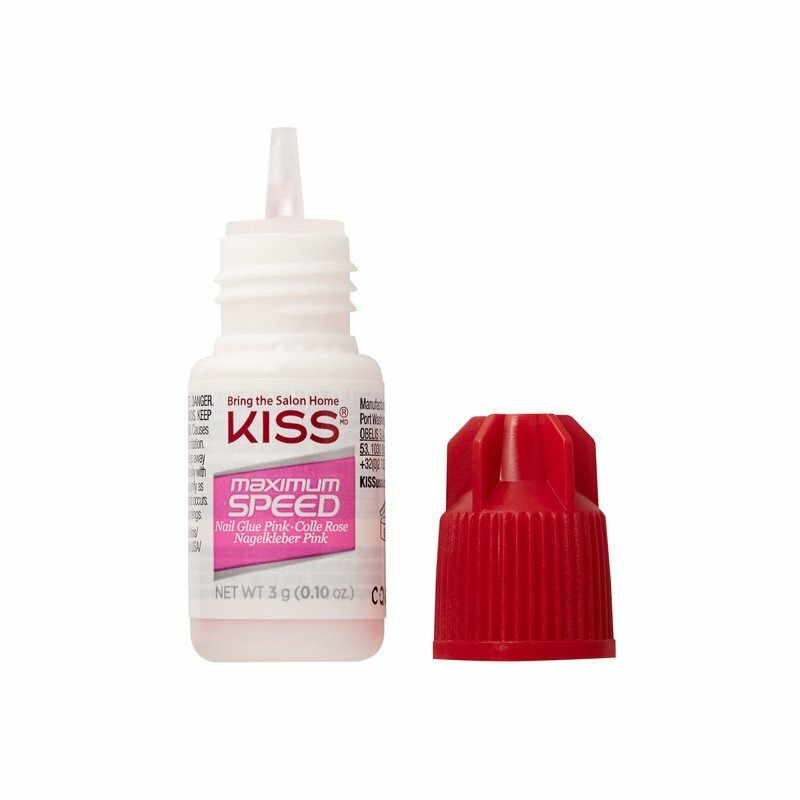 Kiss Colle à Ongles Maximum Speed Nail Glue Colle Séchage Rapide