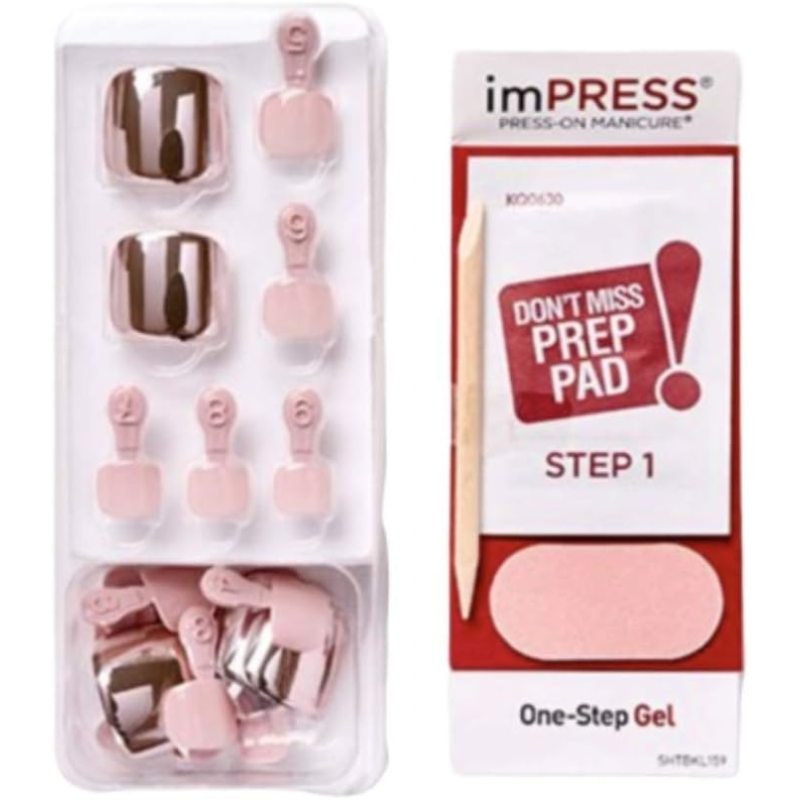 imPress Faux Ongles Press On Nails Pieds Stiletto
