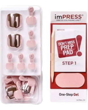 imPress Faux Ongles Press On Nails Pieds Stiletto