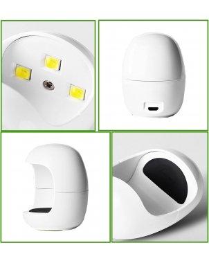 SUN Mini Q3 Sèche Ongles Doigts Lampe LED UV avec Câble USB