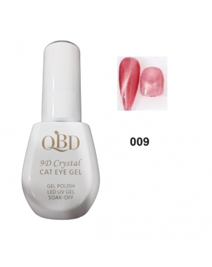 QBD Crystal Cat Eye Gel 15ml ° 009 Vernis Permanents Onglerie