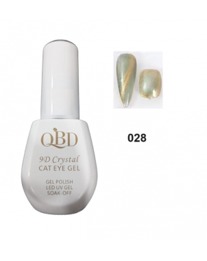 QBD Crystal Cat Eye Gel 15ml ° 028 Vernis Permanents Onglerie