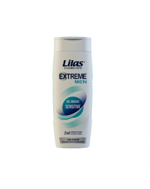 Lilas Gel Douche Homme Extrême Men Sensitive 400ml