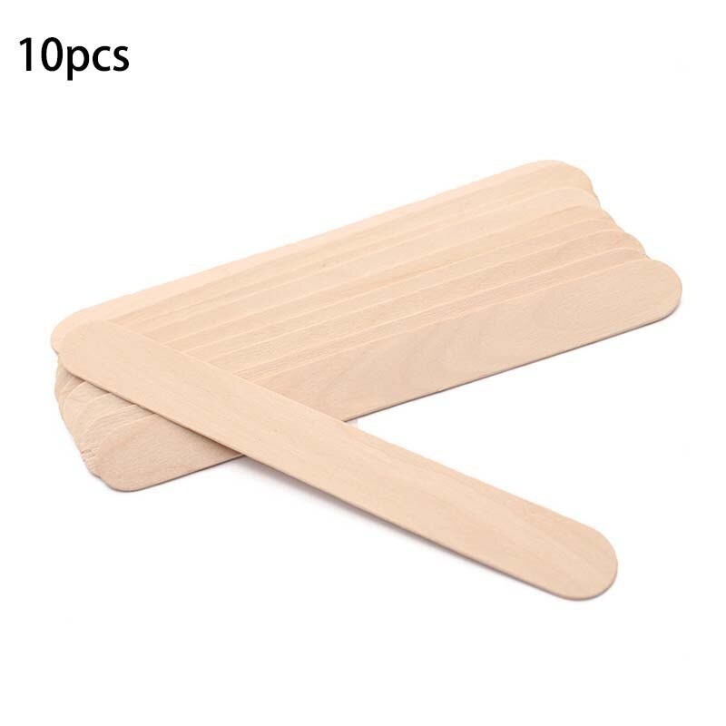 10 Spatules en Bois pour Epilation avec Cire Wax Chaude Peau Sensible