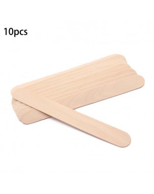 10 Spatules en Bois pour Epilation avec Cire Wax Chaude Peau Sensible