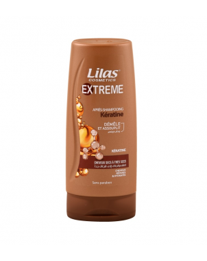 Lilas Après Shampoing Extrême Kératine 180ml Cheveux Secs à Très Secs