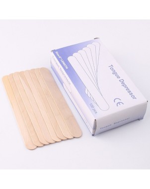 100 Spatules en Bois pour Epilation avec Cire Wax Chaude Peau Sensible