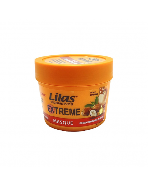 Lilas Masque Cheveux Extrême Reconstructeur Huile d'Argan 400ml Cheveux Endommagés et Cassants