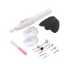 Kit Pédicure Manucure Soins Ongles 18 en1 Ponceuse Lime Polissage Râpe