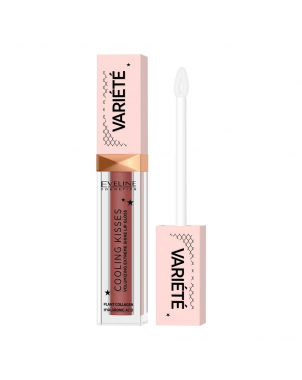 Eveline Lip Gloss Variété Cooling Kissies 04 Candy Girl - Brillant à Lèvres Volumateur Effet Rafraîchissant