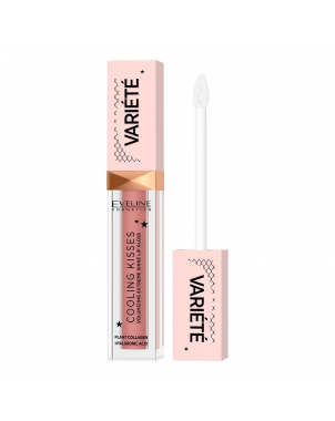 Eveline Lip Gloss Variété Cooling Kissies 03 Star Glow - Brillant à Lèvres Volumateur Effet Rafraîchissant