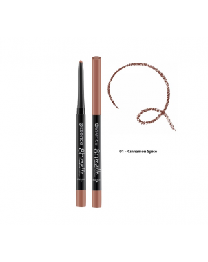 Essence Crayon à Lèvres 8h Matte Comfort Lipliner 01 Cinnamon Spice