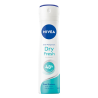 Nivea Déodorant Fresh Dry 72h 200ml Dual Protect Anti Bactéries Sans Alcool