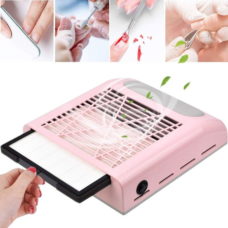 Aspirateur de Poussière à Ongles 80 watt Professionnel Soins Manicure