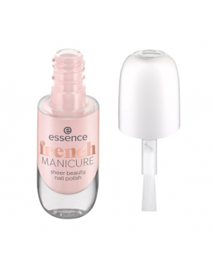 Essence French Manicure Sheer Beauty Nail Polish Vernis à Ongles Couleur Nude Pêche 8ml