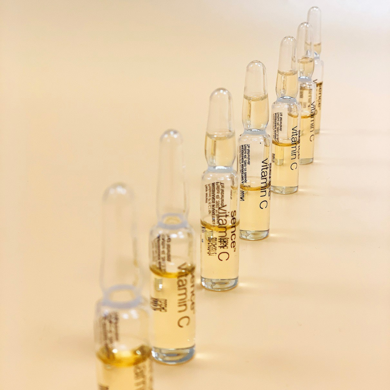 Sence Ampoule Soins Visage Vitamine C 7*2ml Formule Hydratante pour Tous Types de Peau