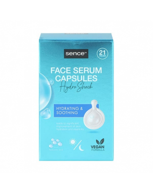 Sence Capsules Sérum Hydro Shock pour Visage à l'Acide Hyaluronique Hydrating & Soothing 21pcs