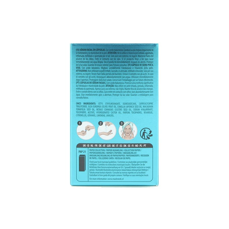 Sence Capsules Sérum Hydro Shock pour Visage à l'Acide Hyaluronique Hydrating & Soothing 21pcs