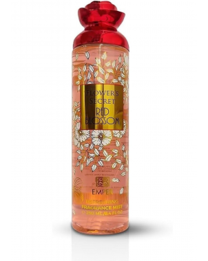 Body Mist Flower's Secret Red Blossom 250ml Emper Perfumes Brume Corporelle Parfumé