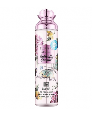 Body Mist Flower's Secret Butterfly Charm 250ml Emper Perfumes Brume Corporelle Parfumé