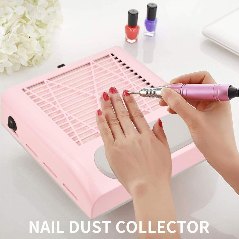 Aspirateur de Poussière à Ongles 80 watt Professionnel Soins Manicure