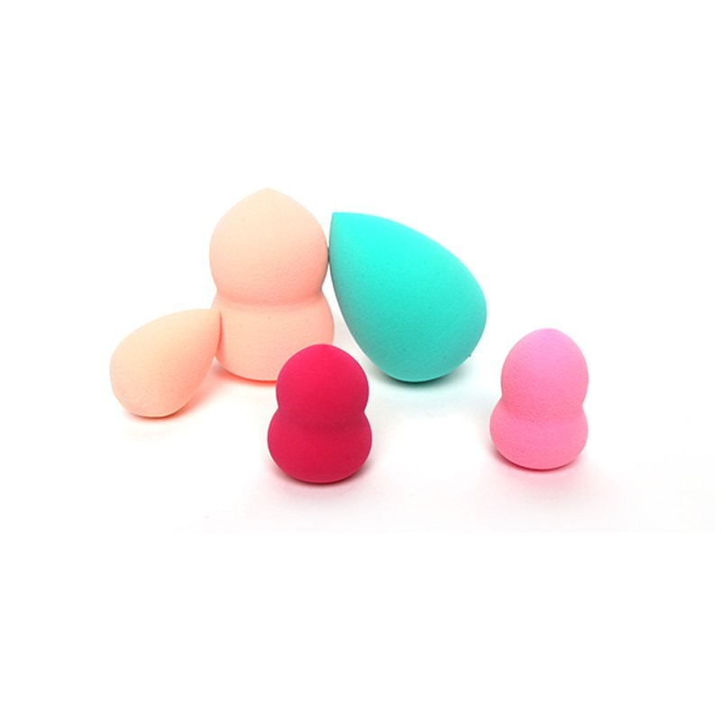 Azal Lot de 5 Eponges Maquillage Formes Différentes Eponge Calebasse Eponge Goutte d'Eau