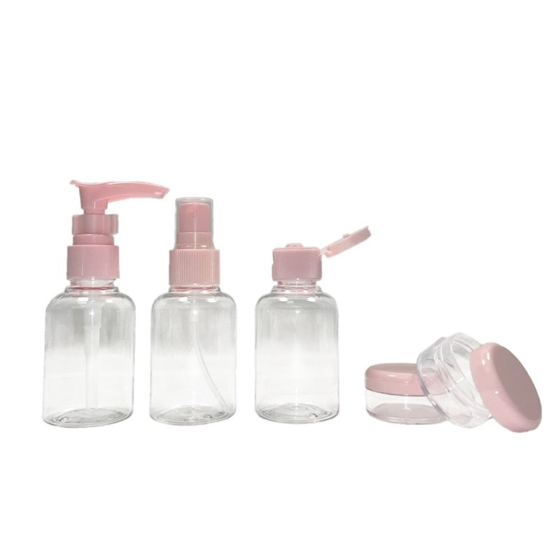 Azal Kit Voyage pour Cosmétiques - 2 Pots et 3 Flacons
