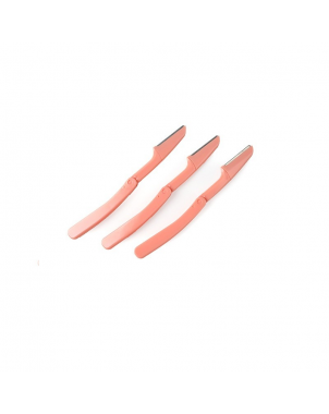 Azal Lot de 3 Lames Rasoirs pour Visage Moustaches Lèvres et Sourcils