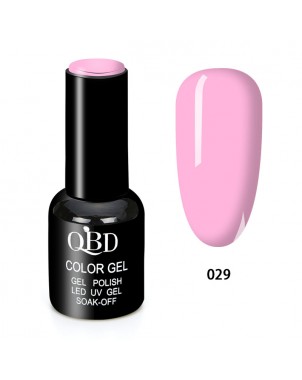 QBD Vernis Permanent Rose Bébé UV LED pour Soins Ongles Gel Nail Art