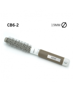 Azal Brosse Cheveux Manuelle en Céramique Diamètre 19mm Brosse pour Coiffure