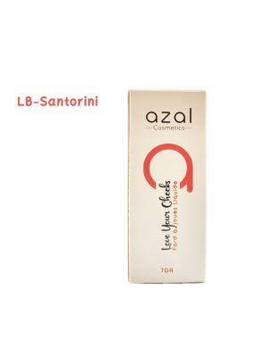 Azal Blush Liquide Love Your Cheeks Santorini - Waterproof Longue Tenue Effet Frais et Naturel