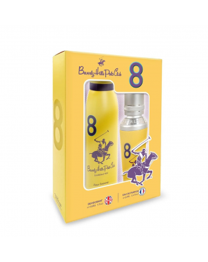 Coffret Sport 8 Beverly Hills Polo Club - Eau de Parfum 50ml + Déodorant Body Spray 150ml - Coffret Cadeau pour Femme