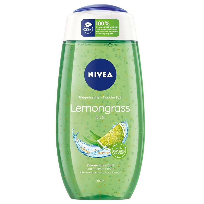 Nivea Gel Douche Lemongrass & Oil 250ml Citron et Huile