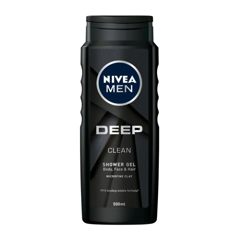 Nivea Gel Douche Men Deep Clean 250ml Poudre d'Argile pour Homme