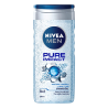 Nivea Gel Douche Men Pure Impact 250ml pour Peaux Normales avec Particules Exfoliantes