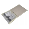 Lot 10 pcs Pinceaux Maquillage Beige avec Pochette pour Maquillage Visage et Yeux