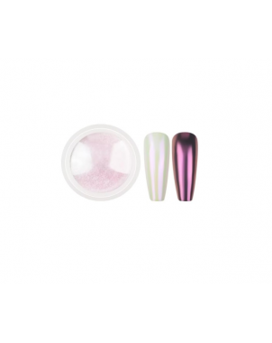 Poudre Chrome Rose pour Design des Ongles Accessoires - Aurora Powder Design Onglerie