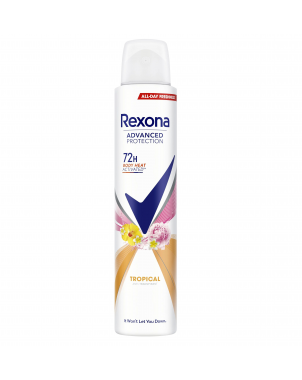 Rexona Déodorant Tropical Advanced Protection 72h pour Femme 200ml