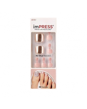 imPress Press On Pedicure Stiletto Faux Ongles pour Pieds