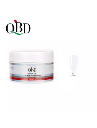 QBD Gel UV LED Transparent Onglerie Soins Ongles Nail Art Manucure